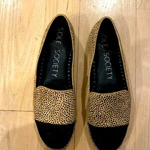 Sole society espadrille flats - size 8 1/2